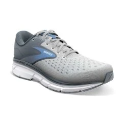 BROOKS Women's Dyad 11 Running Shoe- Grey/White/Blue - Wide (D) 8 BROOKS Women's Dyad 11 Running Shoe- Grey/White/Blue - Wide (D) -Love Running 120312 065 A Dyad 11 bc3be288 5ba0 478d b583 41ea93a479ac