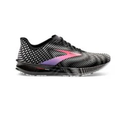 BROOKS Women's Hyperion Tempo Running Shoe- Black/Coral/Purple - Regular (B)