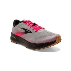 BROOKS Women's Catamount Trail Running Shoe - Alloy/Pink/Black - Regular (B) 8 BROOKS Women's Catamount Trail Running Shoe - Alloy/Pink/Black - Regular (B) -Love Running 120339 098 A Catamount
