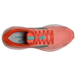 BROOKS Women's Adrenaline GTS 22 Running Shoe- Coral/Latigo Bay/White- Regular (B) -Love Running 120353 680 O Adrenaline GTS 22
