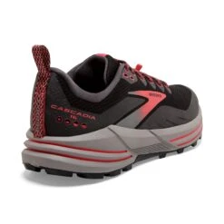 BROOKS Women's Cascadia 16 GoreTEX Trail Running Shoe - Black/Blackened Pearl/Coral - Regular (B) 9 BROOKS Women's Cascadia 16 GoreTEX Trail Running Shoe - Black/Blackened Pearl/Coral - Regular (B) -Love Running 120364 071 H Cascadia 16 GTX