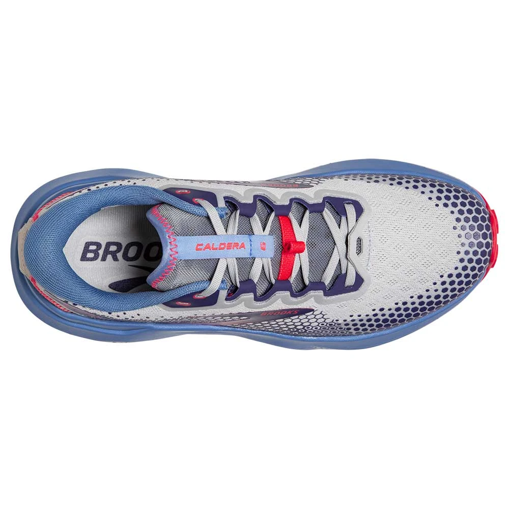 BROOKS Women's Caldera 6 Trail Running Shoe- Oyster/Blissful Blue/Pink - Regular (B) 5 BROOKS Women's Caldera 6 Trail Running Shoe- Oyster/Blissful Blue/Pink - Regular (B) - Image 5