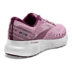 BROOKS Women's Glycerin 20 Running Shoe - Mauve/Grape Wine/Grey - Regular (B) -Love Running 120369 577 H Glycerin 20