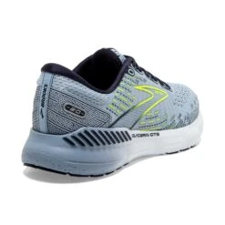 BROOKS Women's Glycerin GTS 20 Running Shoe- Light Blue/Peacoat/Nightlife- Regular (B) -Love Running 120370 416 H Glycerin GTS 20