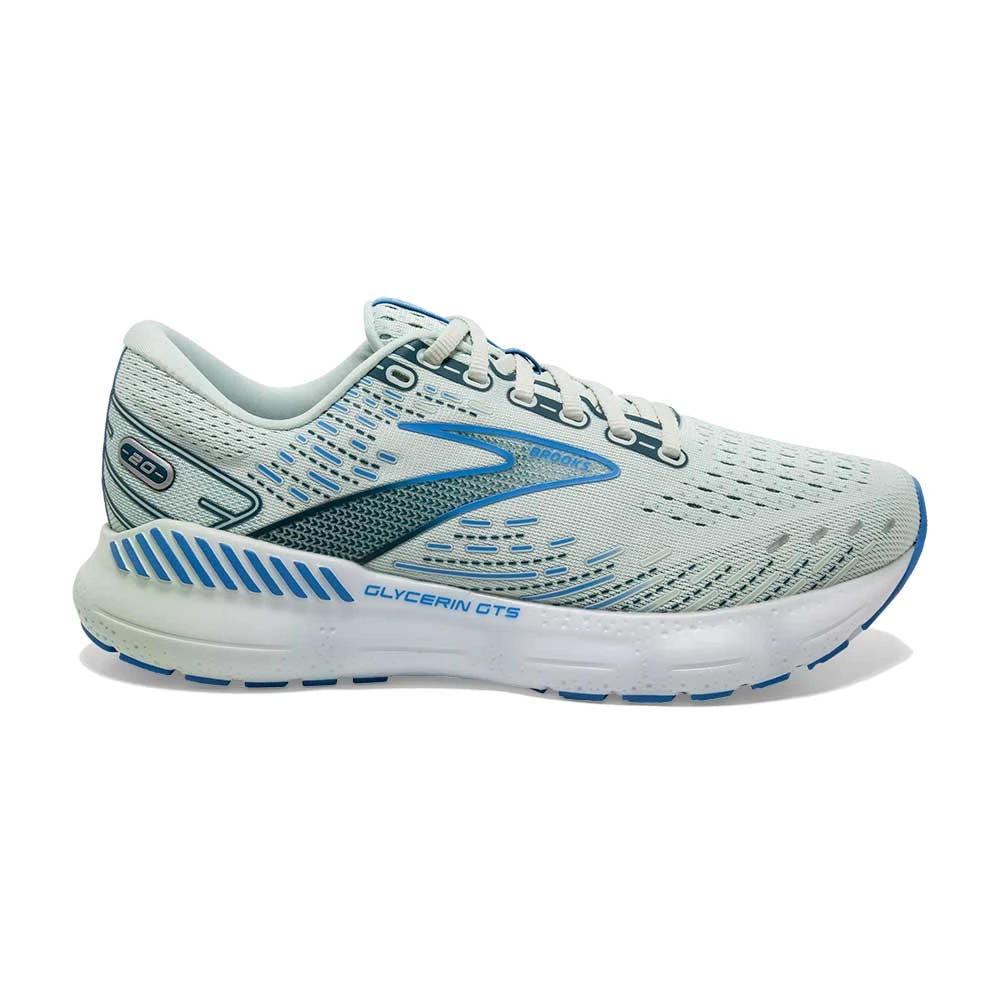 BROOKS Women's Glycerin GTS 20 Running Shoe - Blue Glass/Marina/Legion Blue - Regular (B) 1 BROOKS Women's Glycerin GTS 20 Running Shoe - Blue Glass/Marina/Legion Blue - Regular (B)