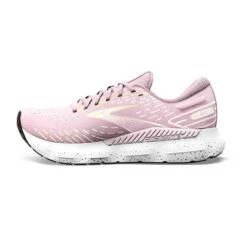 BROOKS Women's Glycerin GTS 20 Running Shoe- Pink/Yellow/White- Regular (B) -Love Running 120370 656 M Glycerin GTS 20