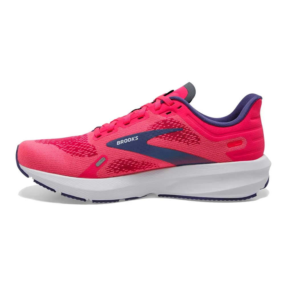 BROOKS Women's Launch 9 Running Shoe- Pink/Fuchsia/Cobalt- Regular (B) 4 BROOKS Women's Launch 9 Running Shoe- Pink/Fuchsia/Cobalt- Regular (B) - Image 4