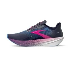BROOKS Women's Hyperion Max Running Shoe - Peacoat/Marina Blue/Pink Glo - Regular (B) -Love Running 120377 441 M Hyperion Max