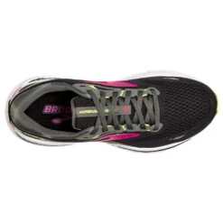 BROOKS Women's Adrenaline GTS 23 Running Shoe - Black/Gunmetal/Sharp Green- Regular (B) -Love Running 120381 037 O Adrenaline GTS 23 2