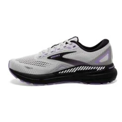 BROOKS Women's Adrenaline GTS 23 Running Shoe - Grey/Black/Purple- Regular (B) -Love Running 120381 039 M Adrenaline GTS 23 1