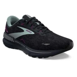 BROOKS Women's Adrenaline GTS 23 Running Shoe - Black/Light Blue/Purple- Regular (B) 8 BROOKS Women's Adrenaline GTS 23 Running Shoe - Black/Light Blue/Purple- Regular (B) -Love Running 120381 072 A Adrenaline GTS 23