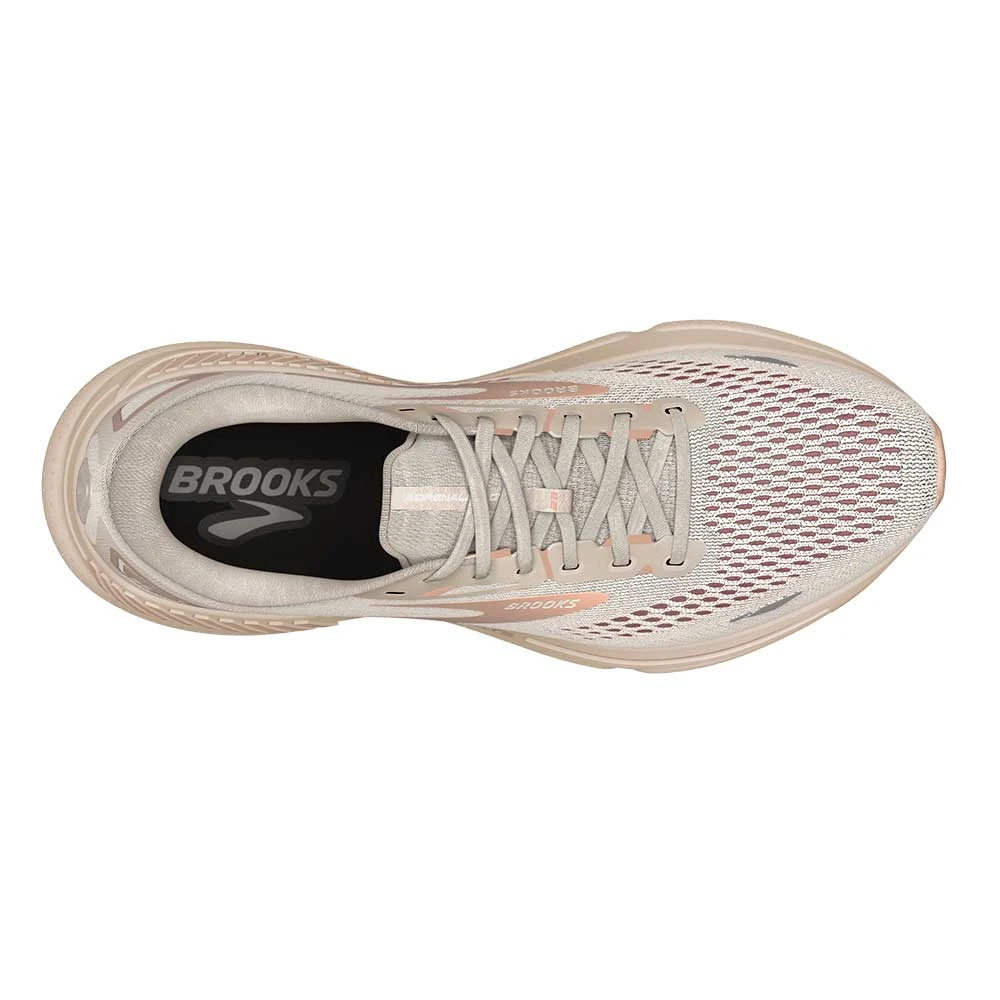 BROOKS Women's Adrenaline GTS 23 Running Shoe - Crystal Grey/Villa/White- Regular (B) 4 BROOKS Women's Adrenaline GTS 23 Running Shoe - Crystal Grey/Villa/White- Regular (B) - Image 4