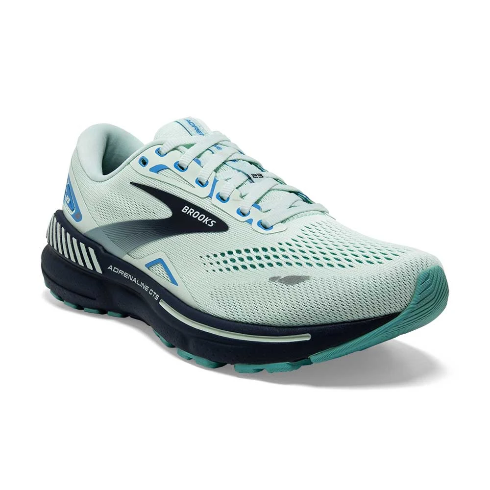 BROOKS Women's Adrenaline GTS 23 Running Shoe - Blue Glass/Nile Blue/Marina- Regular (B) 2 BROOKS Women's Adrenaline GTS 23 Running Shoe - Blue Glass/Nile Blue/Marina- Regular (B) - Image 2
