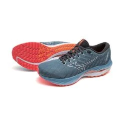 Mizuno Men's Wave Inspire 19 Running Shoe- Provincial Blue/White- Regular (D) -Love Running 1280 AgL3SX8hGpQ33QI3