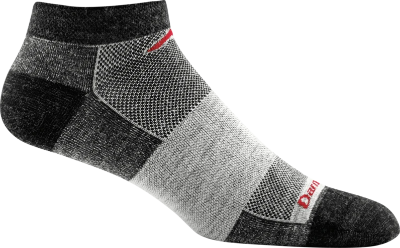 Darn Tough Men's No Show Light Running Socks - Charcoal (1437-Charcoal) 1 Darn Tough Men's No Show Light Running Socks - Charcoal (1437-Charcoal)