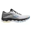Mizuno Men's Wave Sky 6 Running Shoe - White/Cyber Yellow - Regular (D)