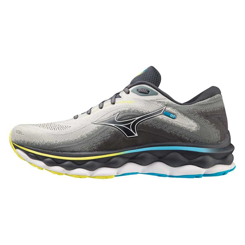 Mizuno Men's Wave Sky 7 Running Shoe - Pearl Blue/White - Regular (D) 2 Mizuno Men's Wave Sky 7 Running Shoe - Pearl Blue/White - Regular (D) - Image 2