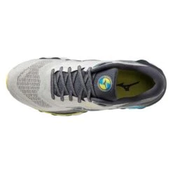 Mizuno Men's Wave Sky 7 Running Shoe - Pearl Blue/White - Regular (D) 17 Mizuno Men's Wave Sky 7 Running Shoe - Pearl Blue/White - Regular (D) -Love Running 411411 5F00 04