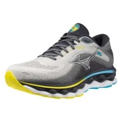 Mizuno Men's Wave Sky 7 Running Shoe - Pearl Blue/White - Regular (D) 12 Mizuno Men's Wave Sky 7 Running Shoe - Pearl Blue/White - Regular (D) -Love Running 411411 5F00 07