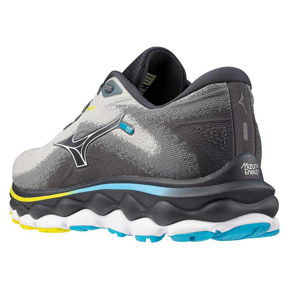 Mizuno Men's Wave Sky 7 Running Shoe - Pearl Blue/White - Regular (D) 4 Mizuno Men's Wave Sky 7 Running Shoe - Pearl Blue/White - Regular (D) - Image 4