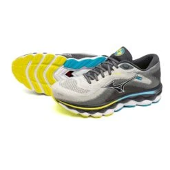 Mizuno Men's Wave Sky 7 Running Shoe - Pearl Blue/White - Regular (D) 15 Mizuno Men's Wave Sky 7 Running Shoe - Pearl Blue/White - Regular (D) -Love Running 411411 5F00 11