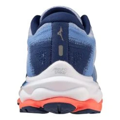 Mizuno Women's Wave Sky 7 Running Shoe - Blue Heron/Silver - Regular (B) -Love Running 411413 6Q73 05