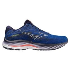 Mizuno Men's Wave Rider 27 Running Shoe - Surf The Web/White - Regular (D) -Love Running 411415 5E00 06
