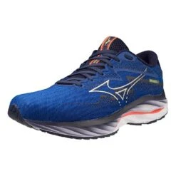 Mizuno Men's Wave Rider 27 Running Shoe - Surf The Web/White - Regular (D) -Love Running 411415 5E00 07