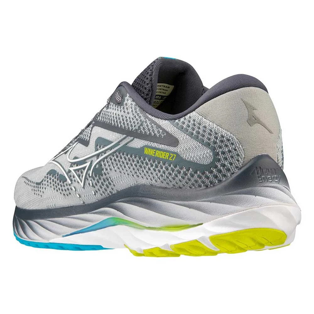 Mizuno Men's Wave Rider 27 Running Shoe - Pearl Blue/White - Regular (D) 4 Mizuno Men's Wave Rider 27 Running Shoe - Pearl Blue/White - Regular (D) - Image 4