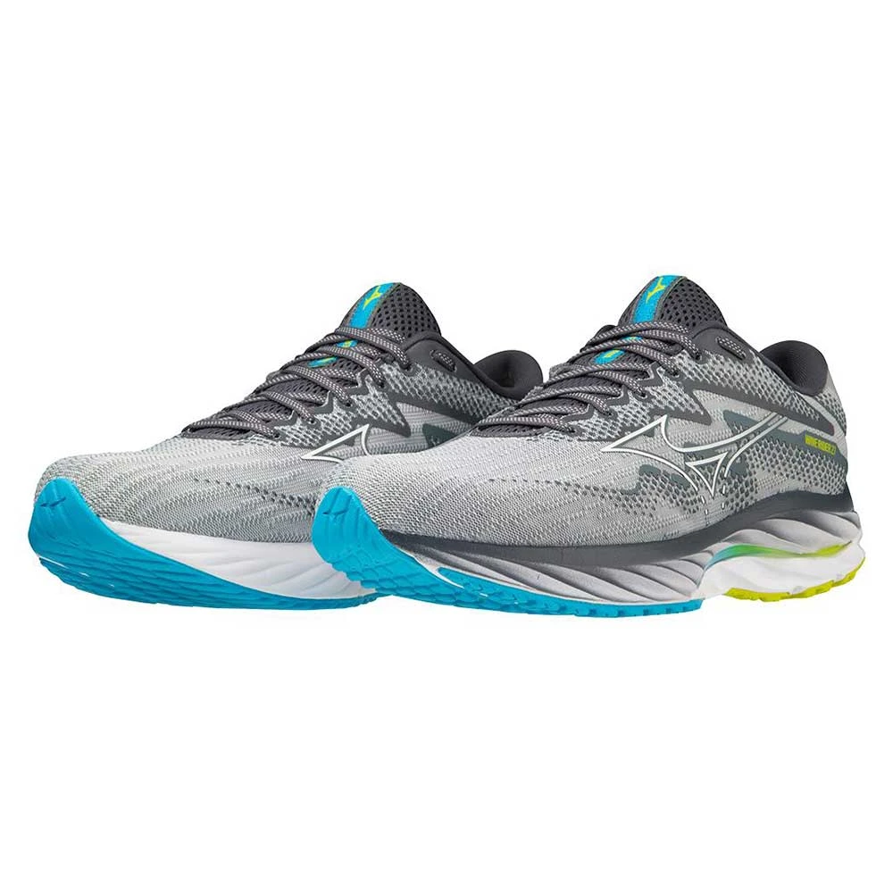 Mizuno Men's Wave Rider 27 Running Shoe - Pearl Blue/White - Regular (D) 6 Mizuno Men's Wave Rider 27 Running Shoe - Pearl Blue/White - Regular (D) - Image 6