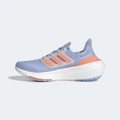 ADIDAS Women's Ultraboost Light Running Shoe - Blue Dawn/Coral Fusion/Blue Fusion - Regular (B) -Love Running 8461b9df8b234367ad5faf89013681a7 9366