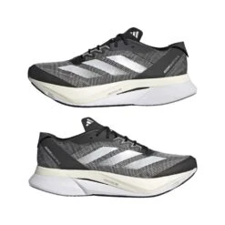 ADIDAS Men's Adizero Boston 12 Running Shoe - Core Black/FTWR White/Carbon - Regular (D) -Love Running ADIZERO BOSTON 12 M Black ID4234 09 standard