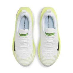 Men's Nike React Infinity Run Flyknit 4 Running Shoe- White/Light Lemon Twist/Volt/Black- Regular (B) -Love Running AURORA DR2665 101 PHCTH001 2000