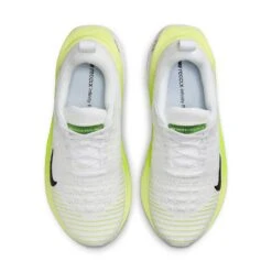 Women's Nike Infinity Run Flyknit 4 Running Shoe - White/Light Lemon Twist/Volt/Black- Regular (B) -Love Running AURORA DR2670 101 PHCTH001 2000
