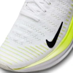 Women's Nike Infinity Run Flyknit 4 Running Shoe - White/Light Lemon Twist/Volt/Black- Regular (B) -Love Running AURORA DR2670 101 PHSYD001 2000