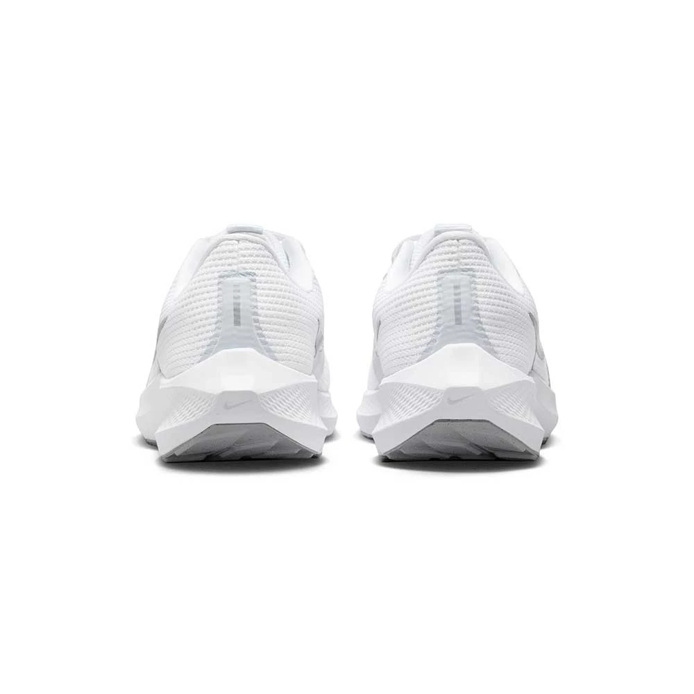 Nike Women's Air Zoom Pegasus 40 Running Shoe- White/Metallic Silver/Pure Platinum- Regular (B) 9 Nike Women's Air Zoom Pegasus 40 Running Shoe- White/Metallic Silver/Pure Platinum- Regular (B) - Image 9