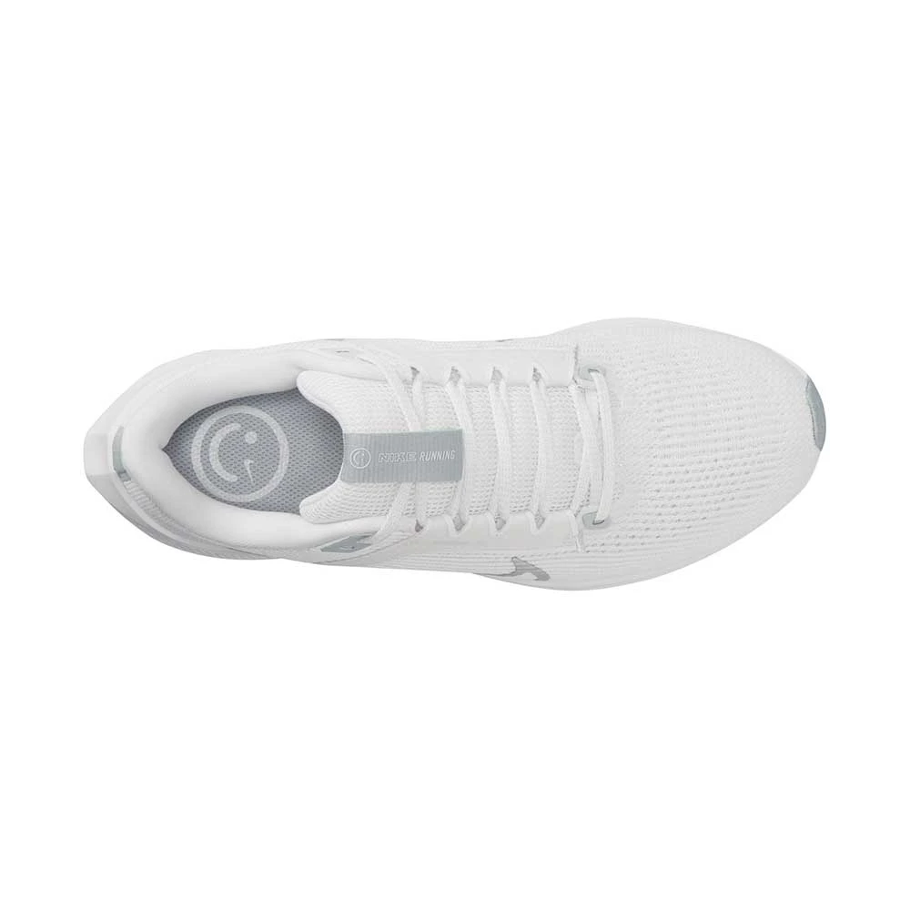 Nike Women's Air Zoom Pegasus 40 Running Shoe- White/Metallic Silver/Pure Platinum- Regular (B) 7 Nike Women's Air Zoom Pegasus 40 Running Shoe- White/Metallic Silver/Pure Platinum- Regular (B) - Image 7