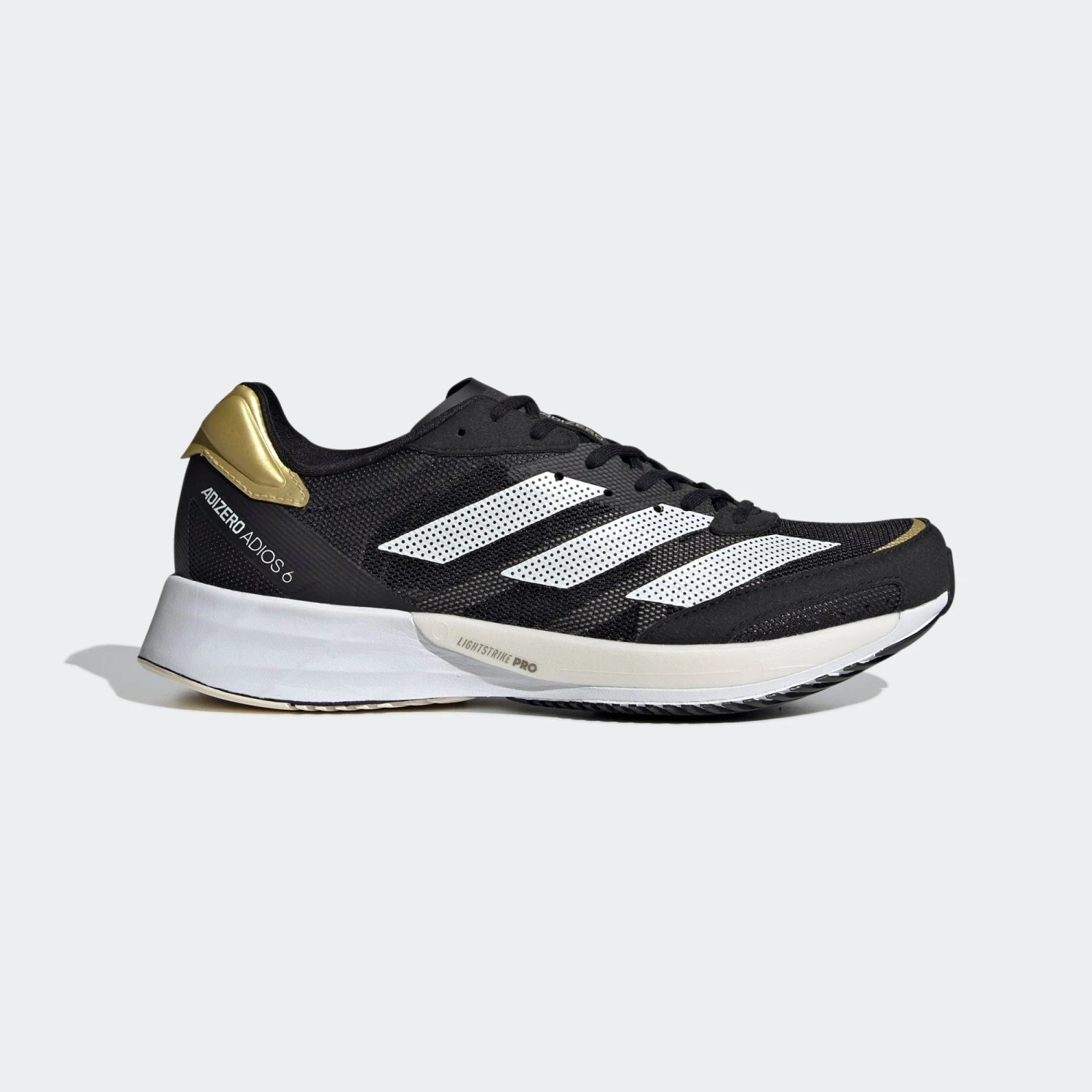ADIDAS Women's Adizero Adios 6 Running Shoe - Core Black / Cloud White / Wonder White - Regular (B) 1 ADIDAS Women's Adizero Adios 6 Running Shoe - Core Black / Cloud White / Wonder White - Regular (B)