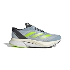 ADIDAS Men's Adizero Boston 12 Running Shoe - Wonder Blue/Lucid Lemon/Carbon - Regular (D)