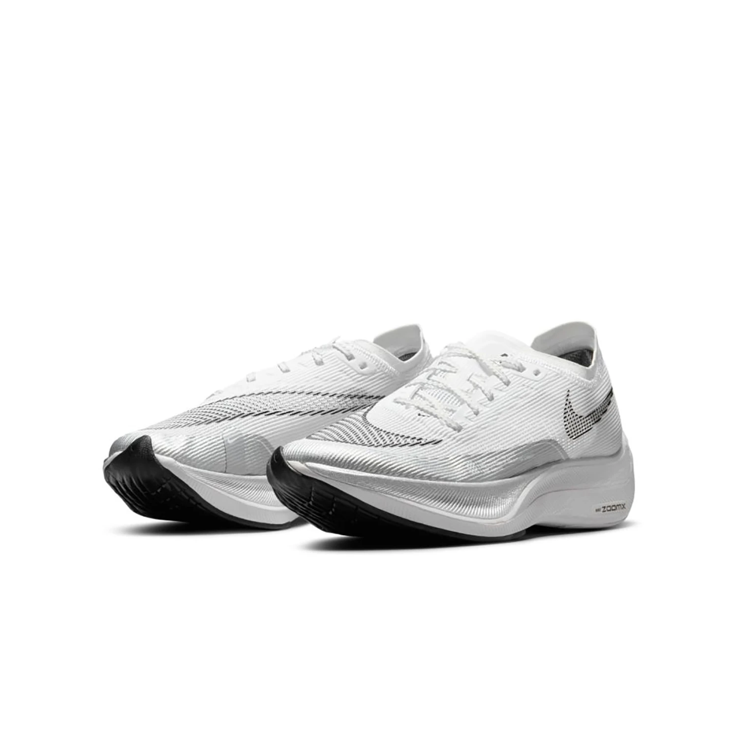 Nike Women's ZoomX Vaporfly Next% 2 Running Shoe - White/Black-Metallic Silver - Regular (B) 5 Nike Women's ZoomX Vaporfly Next% 2 Running Shoe - White/Black-Metallic Silver - Regular (B) - Image 5