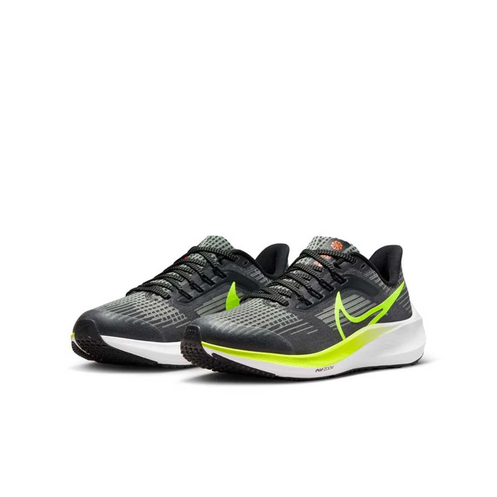 Nike Youth Pegasus 39 Running Shoe- Black/Volt/Barely Volt 2 Nike Youth Pegasus 39 Running Shoe- Black/Volt/Barely Volt - Image 2