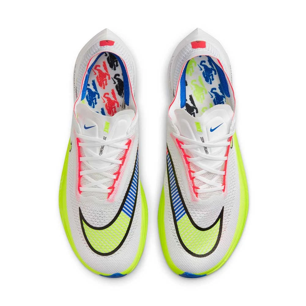 Men's Nike ZoomX Streakfly Premium Running Shoe - White/Black/Volt - Regular (D) 6 Men's Nike ZoomX Streakfly Premium Running Shoe - White/Black/Volt - Regular (D) - Image 6