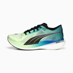 Love Running 25 Men's Deviate Nitro Elite 2 Running Shoe- Fizzy Lime/Royal Sapphire/PUMA Black- Regular (D)
