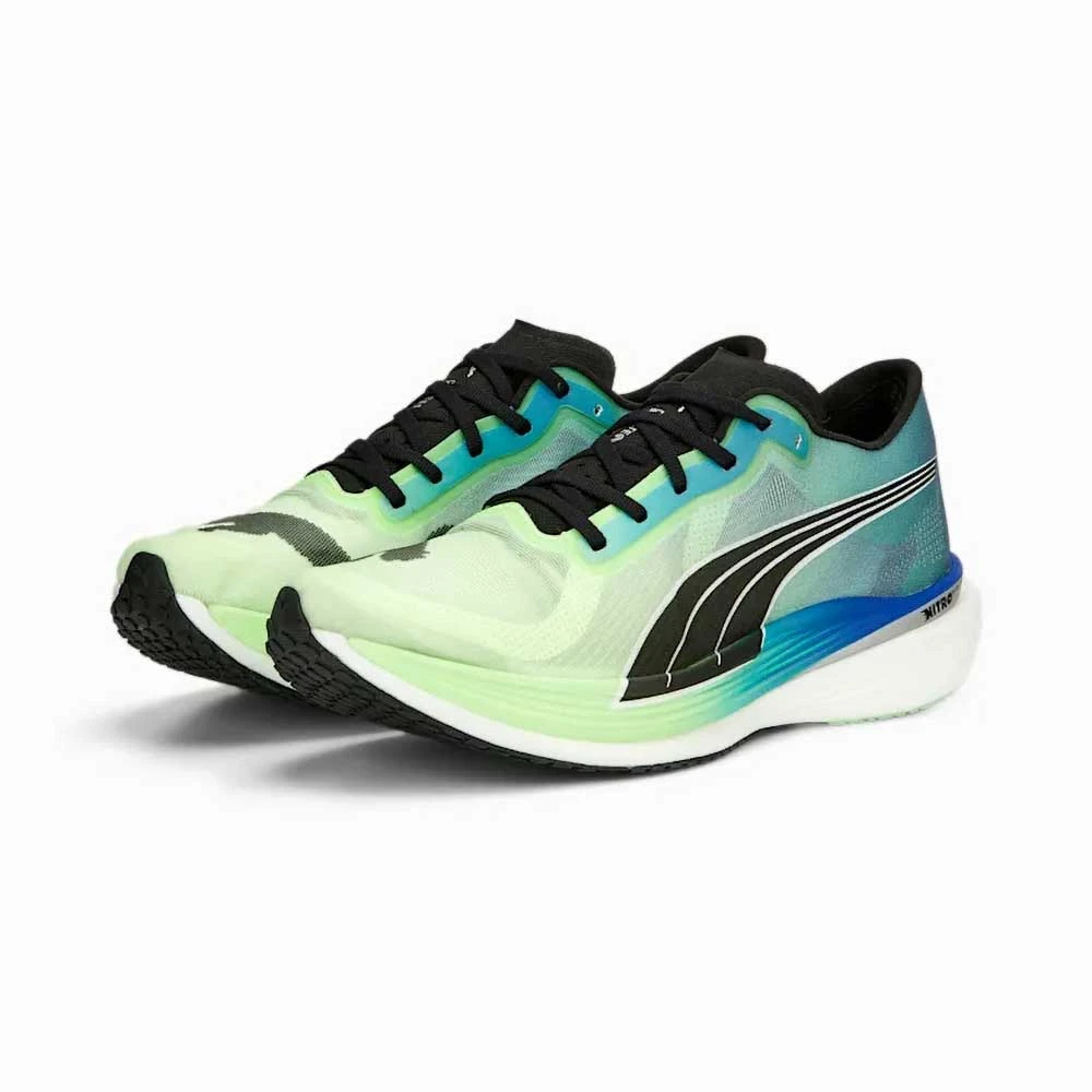Men's Deviate Nitro Elite 2 Running Shoe- Fizzy Lime/Royal Sapphire/PUMA Black- Regular (D) 3 Men's Deviate Nitro Elite 2 Running Shoe- Fizzy Lime/Royal Sapphire/PUMA Black- Regular (D) - Image 3