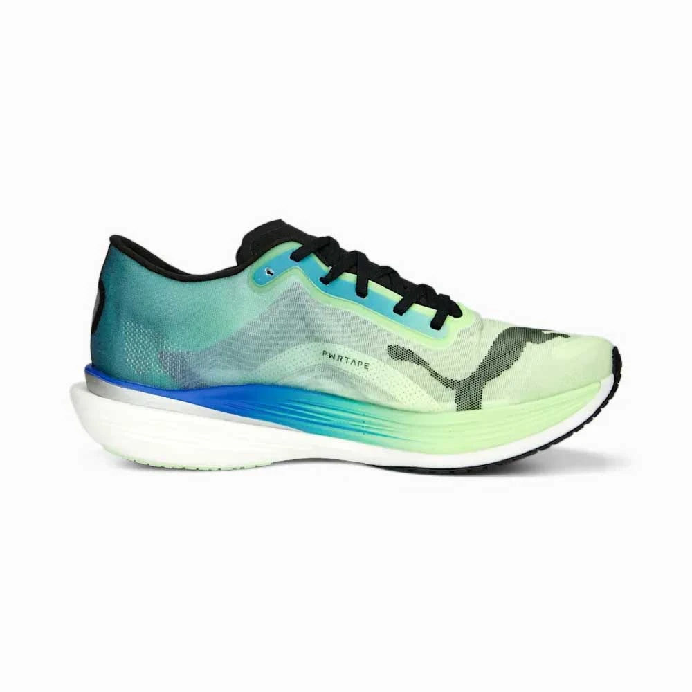 Men's Deviate Nitro Elite 2 Running Shoe- Fizzy Lime/Royal Sapphire/PUMA Black- Regular (D) 2 Men's Deviate Nitro Elite 2 Running Shoe- Fizzy Lime/Royal Sapphire/PUMA Black- Regular (D) - Image 2