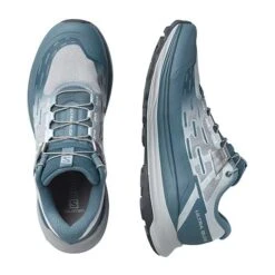 Salomon Women's Ultra Glide Trail Running Shoe - Bluestone/Perl Blue/Ebony - Regular (B) -Love Running L41553900 10 GHO ULTRA GLIDE W Bluest