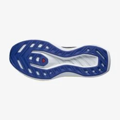 Salomon Men's DRX Bliss Running Shoe - Surf The Web/Safety Yellow/White - Regular (D) -Love Running L47292500 78ebf788301d1989c1302ffebf249bf5