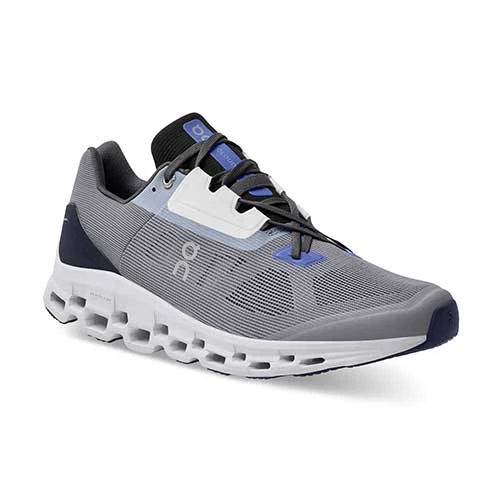 On Running Men's Cloudstratus 2.0 Running Shoe - Fossil/Midnight- Regular (D) 2 On Running Men's Cloudstratus 2.0 Running Shoe - Fossil/Midnight- Regular (D) - Image 2