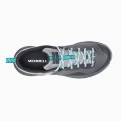 Merrell Women's MQM 3 Trail Running Shoe - Charcoal/Teal- Regular (B) -Love Running MRLW J135534 032221 S22 TOP