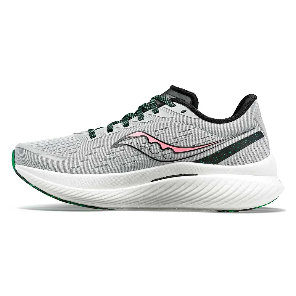 Saucony Women's Endorphin Speed 3 Running Shoe - Concrete/ViZi - Regular (B) 2 Saucony Women's Endorphin Speed 3 Running Shoe - Concrete/ViZi - Regular (B) - Image 2